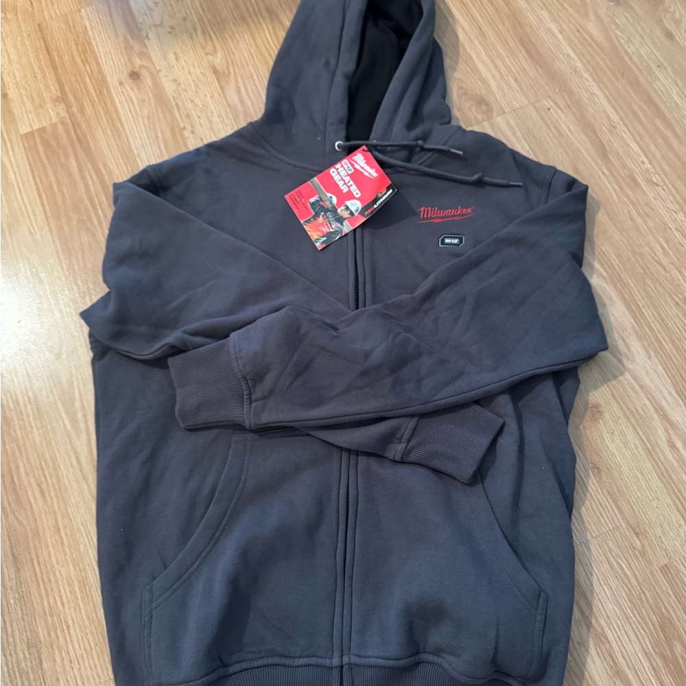 M12 Milwaukee zip-up Heated hoodie jacket size small